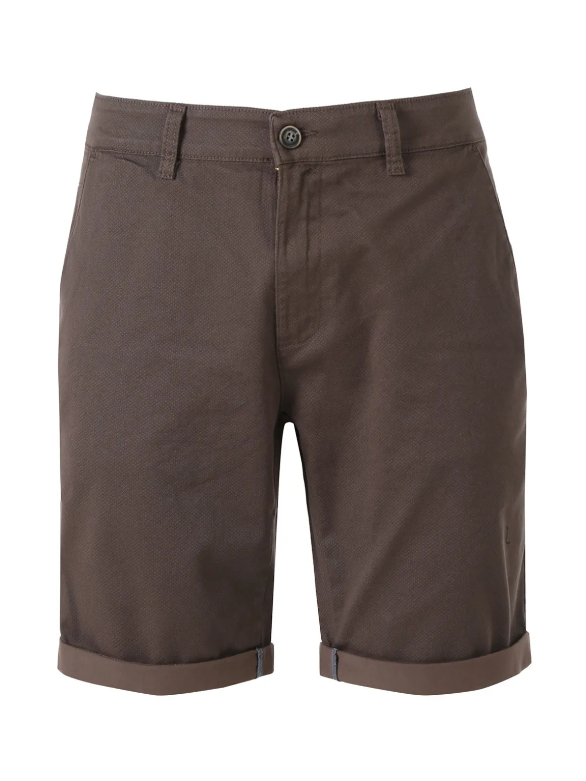 X-Cape Bermuda da uomo in cotone con stampa micro texture - taupe