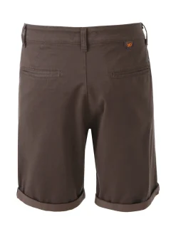 X-Cape Bermuda da uomo in cotone con stampa micro texture - taupe