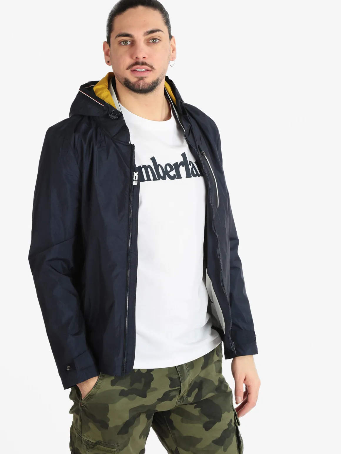 X-Cape BLACKJACK Giacca a vento leggera da uomo con cappuccio