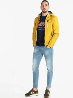 X-Cape BLACKJACK Giacca a vento leggera da uomo con cappuccio
