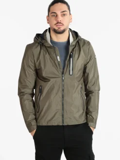 X-Cape BLACKJACK Giacca a vento leggera da uomo con cappuccio