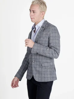 X-Cape Blazer classico da uomo a quadri