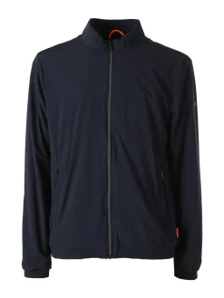 X-Cape Giacca a vento da uomo con zip in tessuto tecnico - blu scuro