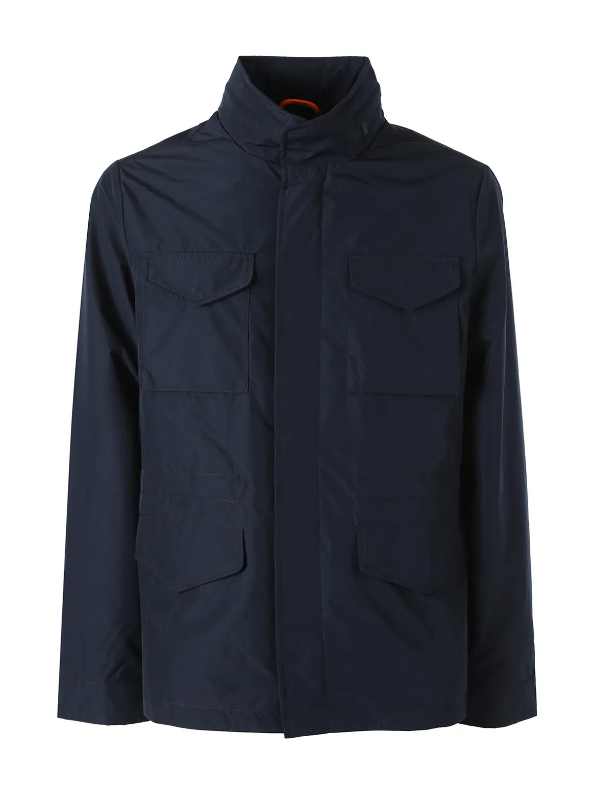 X-Cape Giacca impermeabile da uomo con bottoni e zip - blu scuro