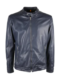 X-Cape Giacca uomo in ecopelle con zip