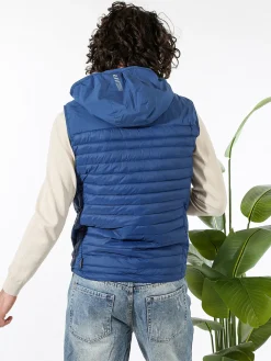 X-Cape Gilet da uomo imbottito con cappuccio - avion