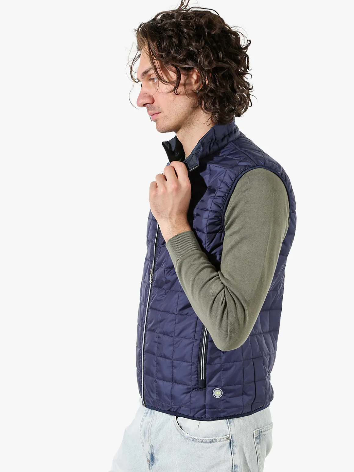 X-Cape Gilet da uomo imbottito - blu scuro