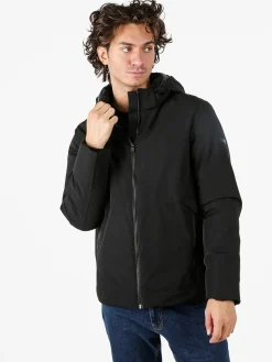 X-Cape Giubbotto uomo imbottito con cappuccio e zip - nero