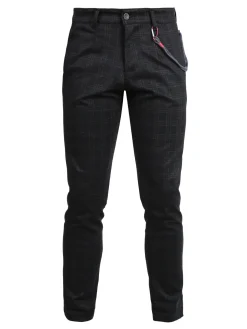 X-Cape Pantaloni casual da uomo a quadri