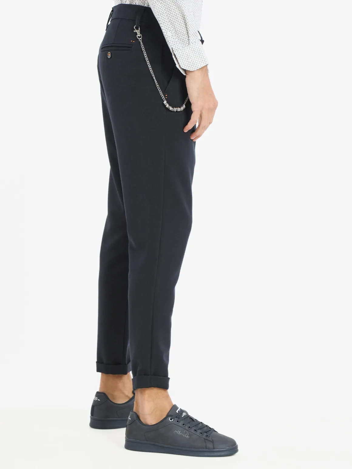 X-Cape Pantaloni casual da uomo con stampa a quadri