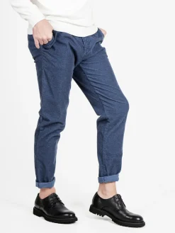 X-Cape Pantaloni casual da uomo slim fit in flanella