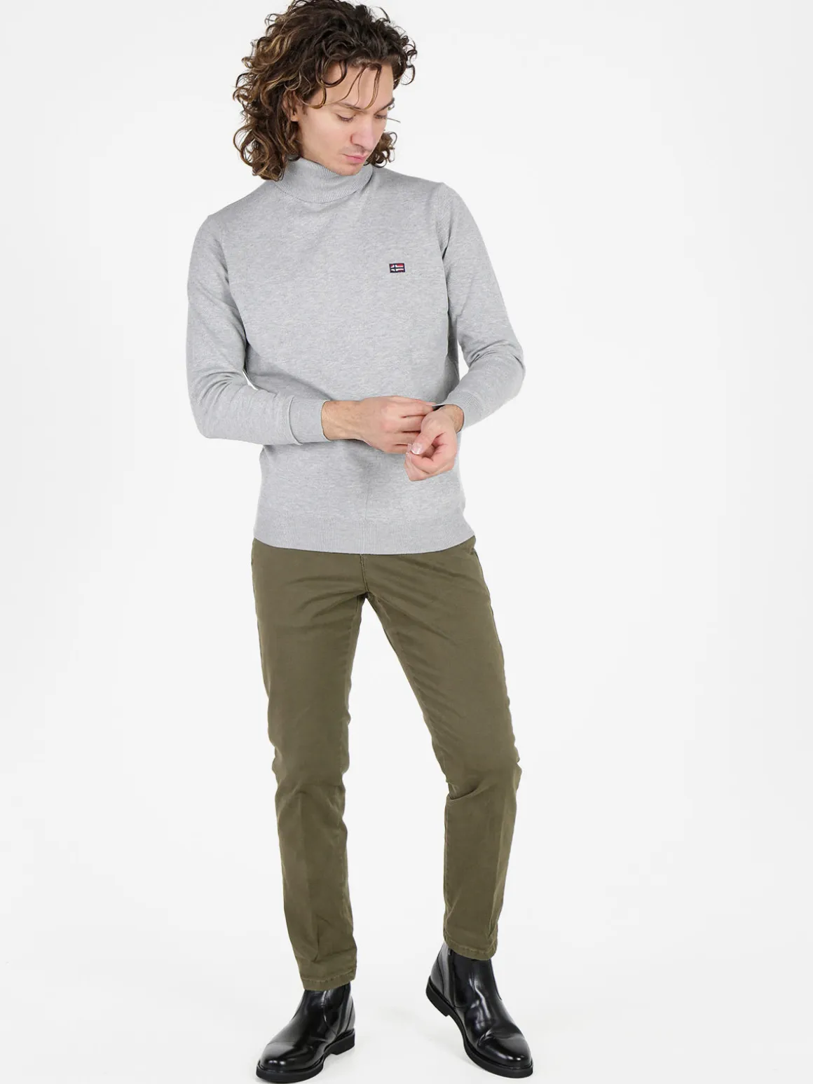 X-Cape Pantaloni casual slim fit da uomo taglie grandi