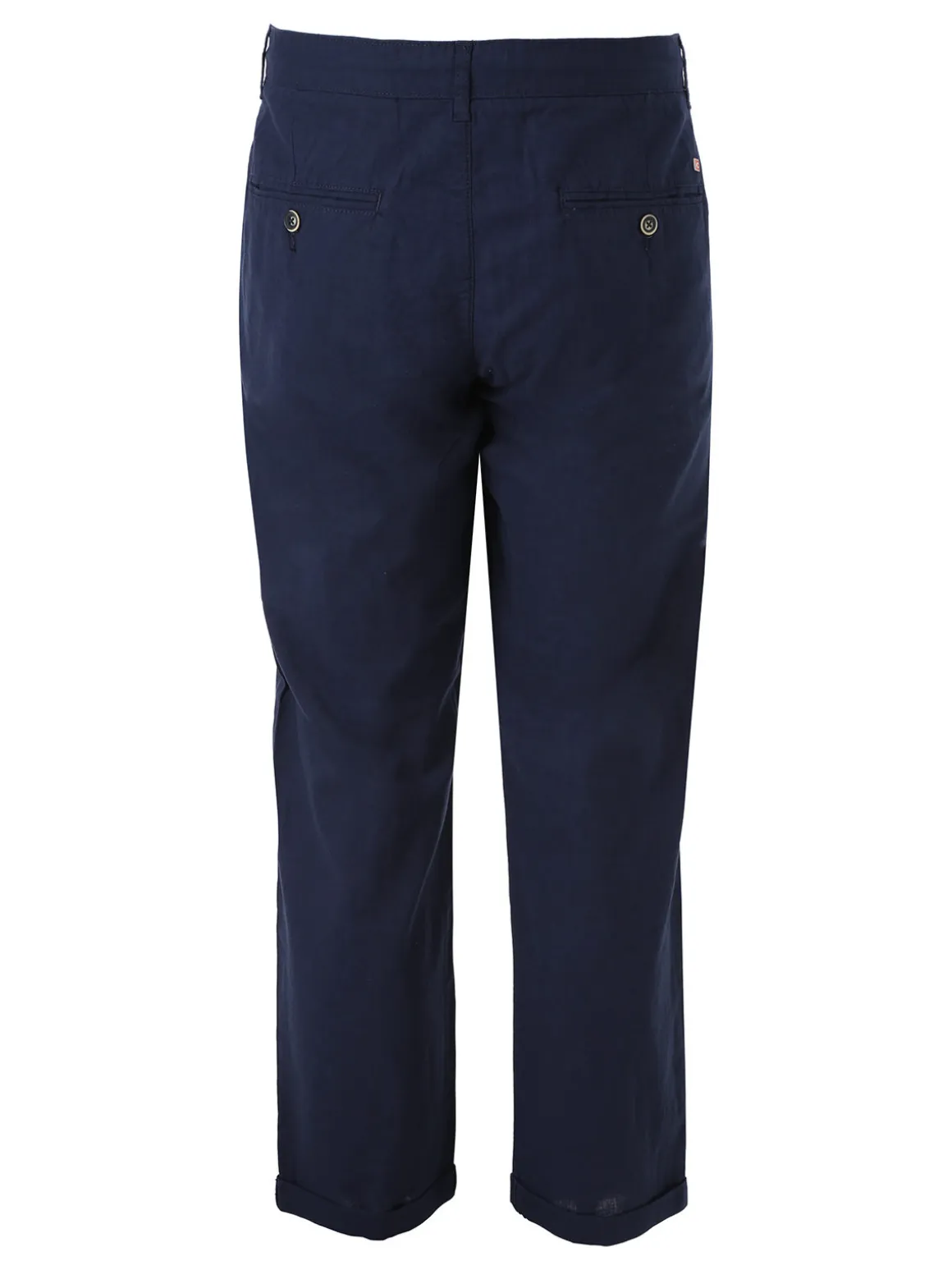 X-Cape Pantaloni da uomo in misto lino e cotone - blu scuro