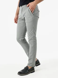X-Cape Pantaloni slim fit da uomo in cotone - grigio