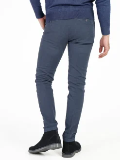 X-Cape Pantaloni slim fit da uomo in cotonte texturizzato