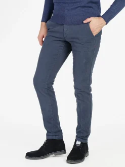 X-Cape Pantaloni slim fit da uomo in cotonte texturizzato