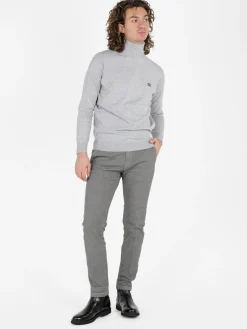 X-Cape Pantaloni slim fit da uomo in cotonte texturizzato