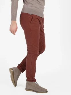 X-Cape Pantaloni slim fit da uomo in cotonte texturizzato