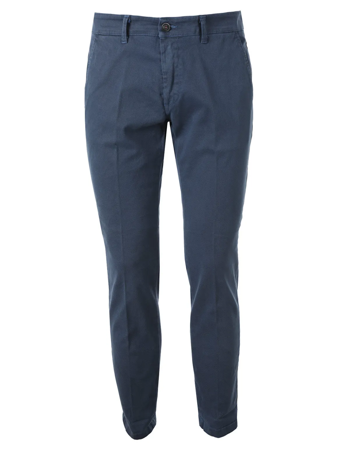 X-Cape Pantaloni uomo slim fit con stampa micro texture - blu