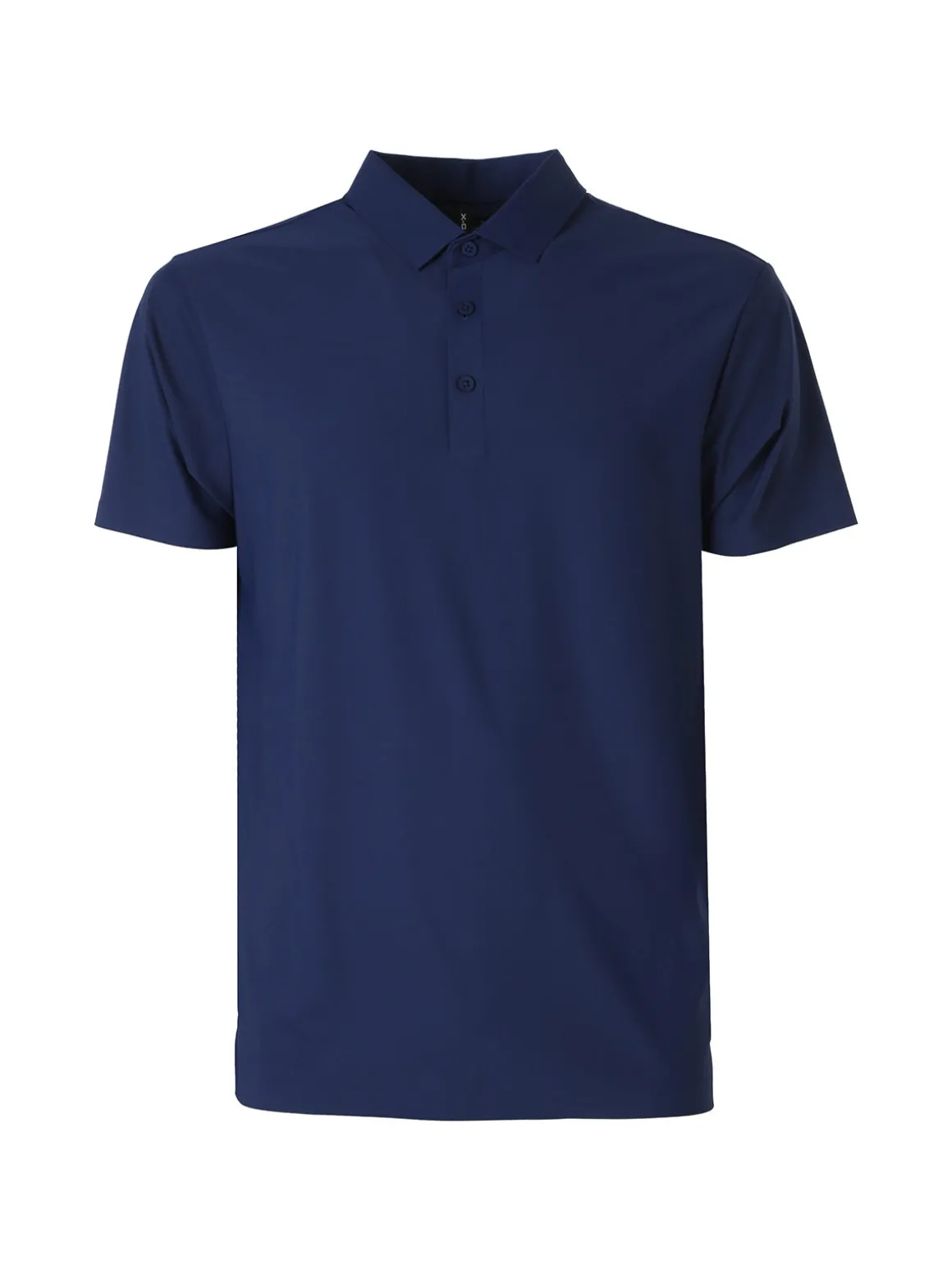 X-Cape Polo da uomo a maniche corte in tessuto tecnico - blu scuro