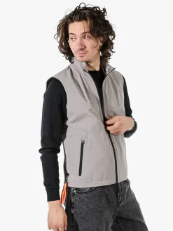 X-Cape Smanicato da uomo leggero e antivento - fango