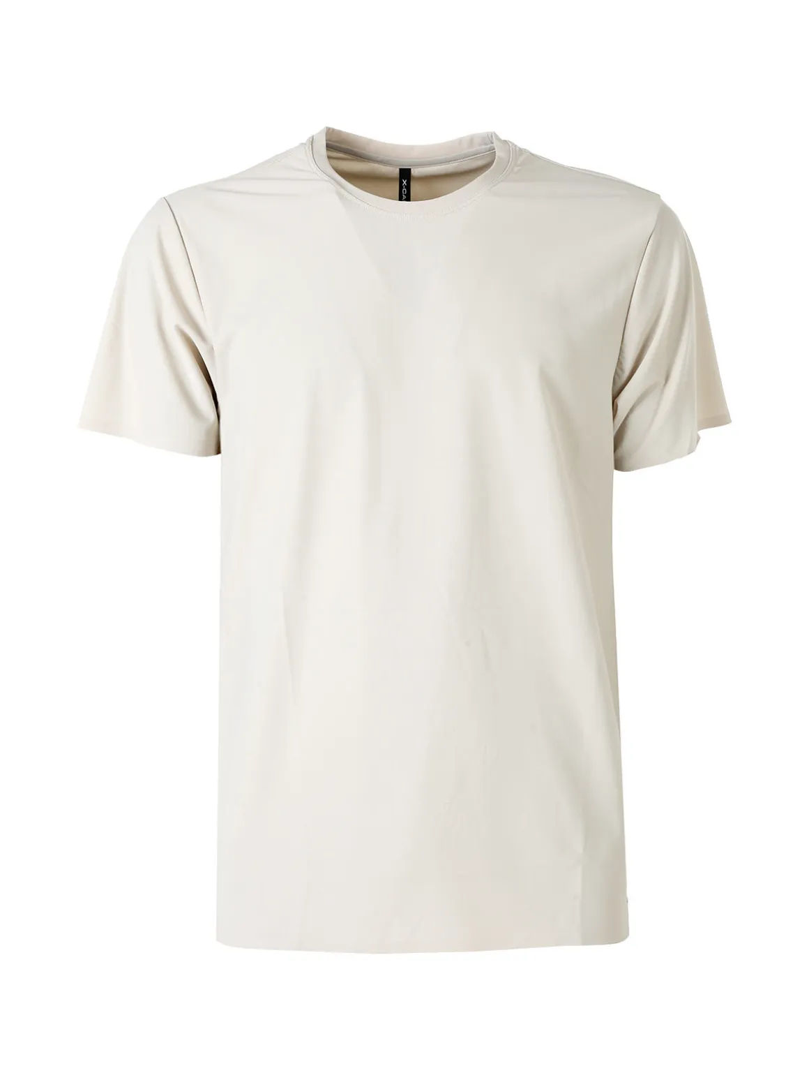X-Cape T-shirt girocollo da uomo in tessuto tecnico traspirante - beige