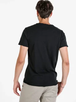 X-Cape T-shirt uomo in cotone con taschino - nero