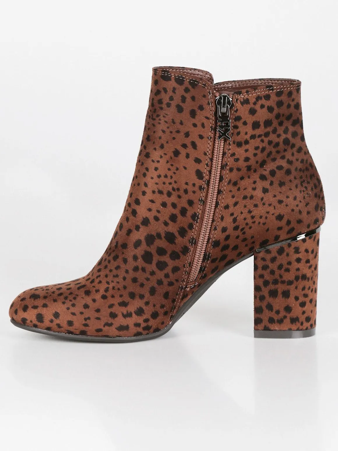 Xti Tronchetti donna animalier con tacco