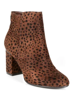 Xti Tronchetti donna animalier con tacco