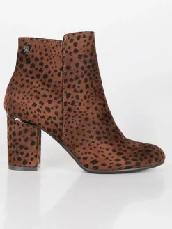 Xti Tronchetti donna animalier con tacco