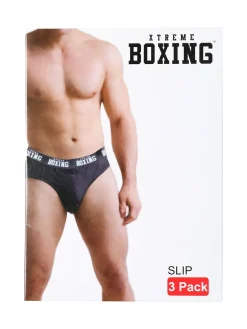 Xtreme Boxing Confezione da 3 slip uomo in cotone