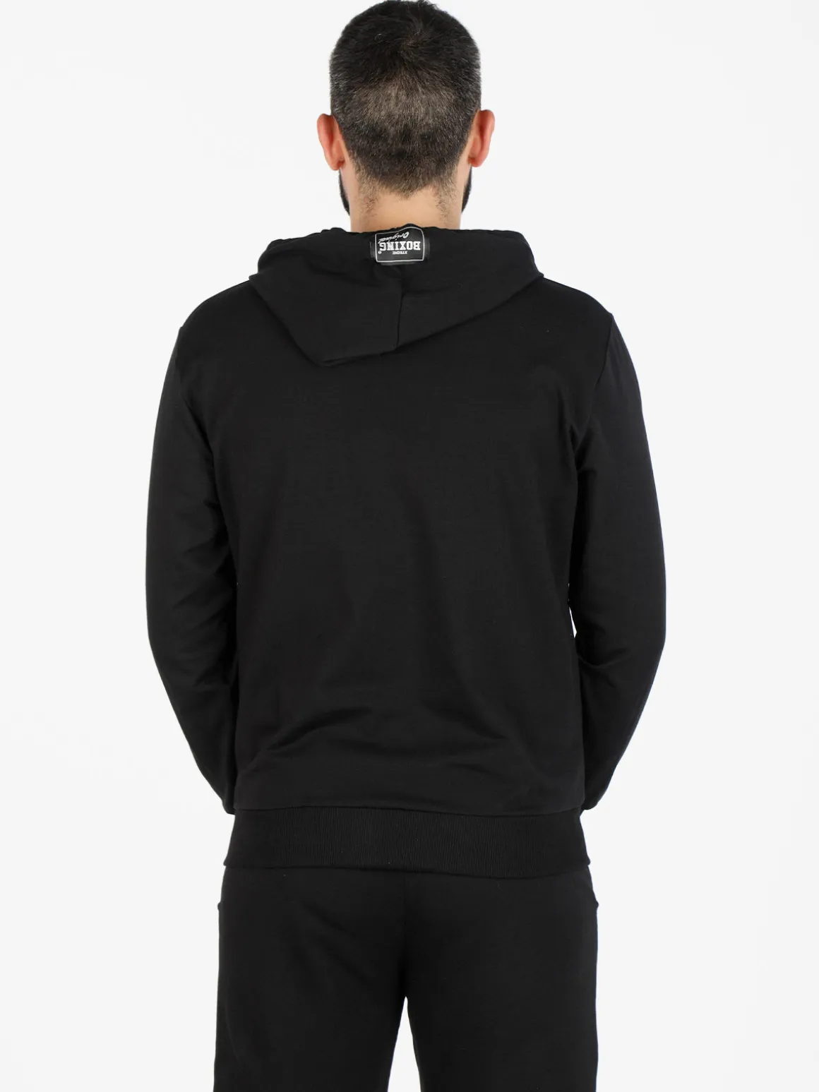 Xtreme Boxing Felpa da uomo con cappuccio e zip