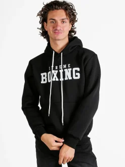 Xtreme Boxing Felpa da uomo con cappuccio - nero