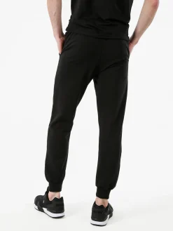 Xtreme Boxing Pantaloni tuta da uomo in cotone con coulisse e logo - nero