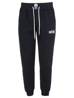 Xtreme Boxing Pantaloni tuta da uomo felpati con polsini - blu scuro