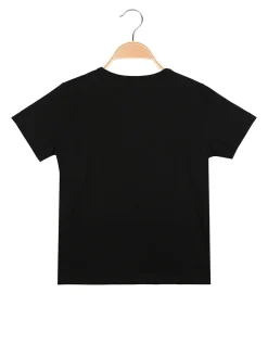 Xtreme Boxing T-shirt girocollo da ragazzo in cotone con logo - nero