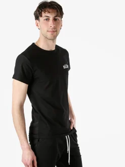 Xtreme Boxing T-shirt girocollo da uomo in cotone con logo - nero