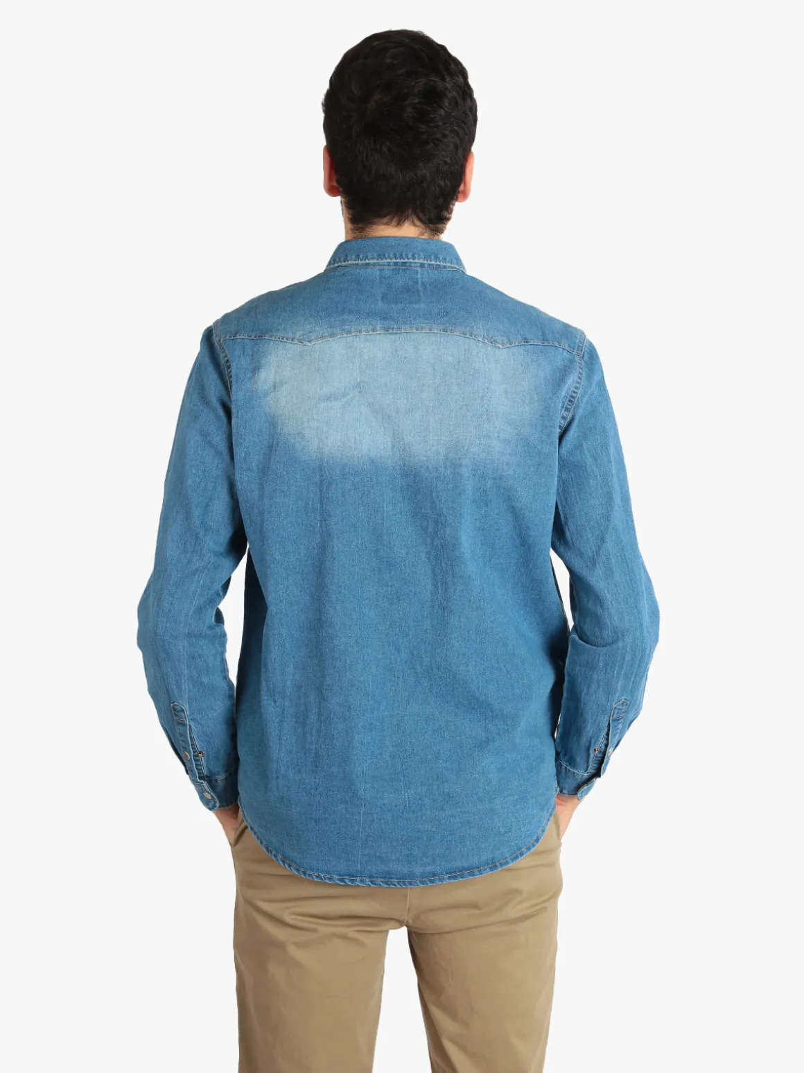 Yes Design Camicia uomo in jeans