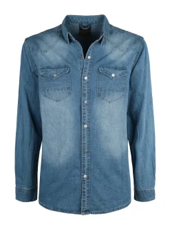 Yes Design Camicia uomo in jeans