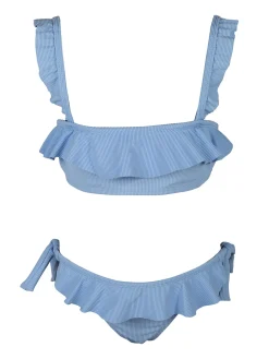 Yes! Do Kid'S Bikini da bambina a costine con volant
