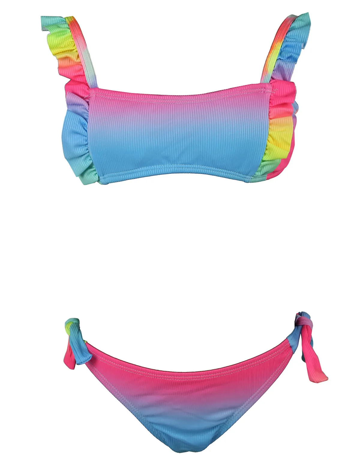 Yes! Do Kid'S Bikini da bambina colorato con volant
