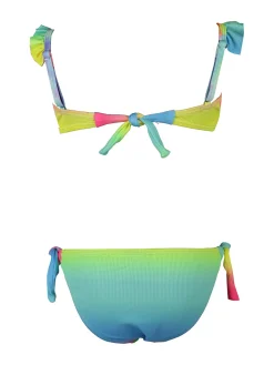Yes! Do Kid'S Bikini da bambina colorato con volant