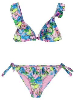 Yes! Do Kid'S Bikini da bambina floreale con volant