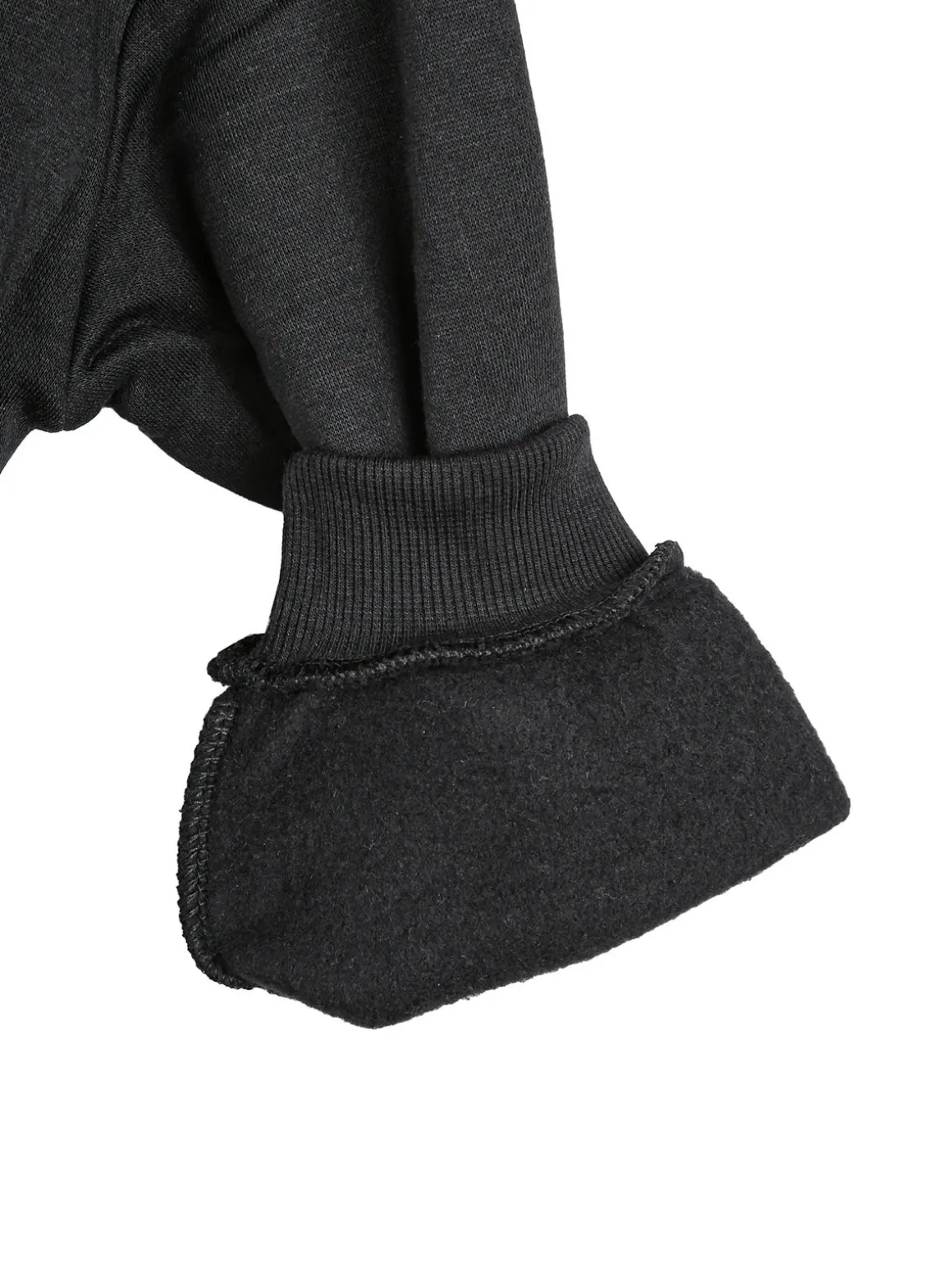 Yes! Do Kid'S Completo 2 pezzi da bambina con felpa e pantalone - nero