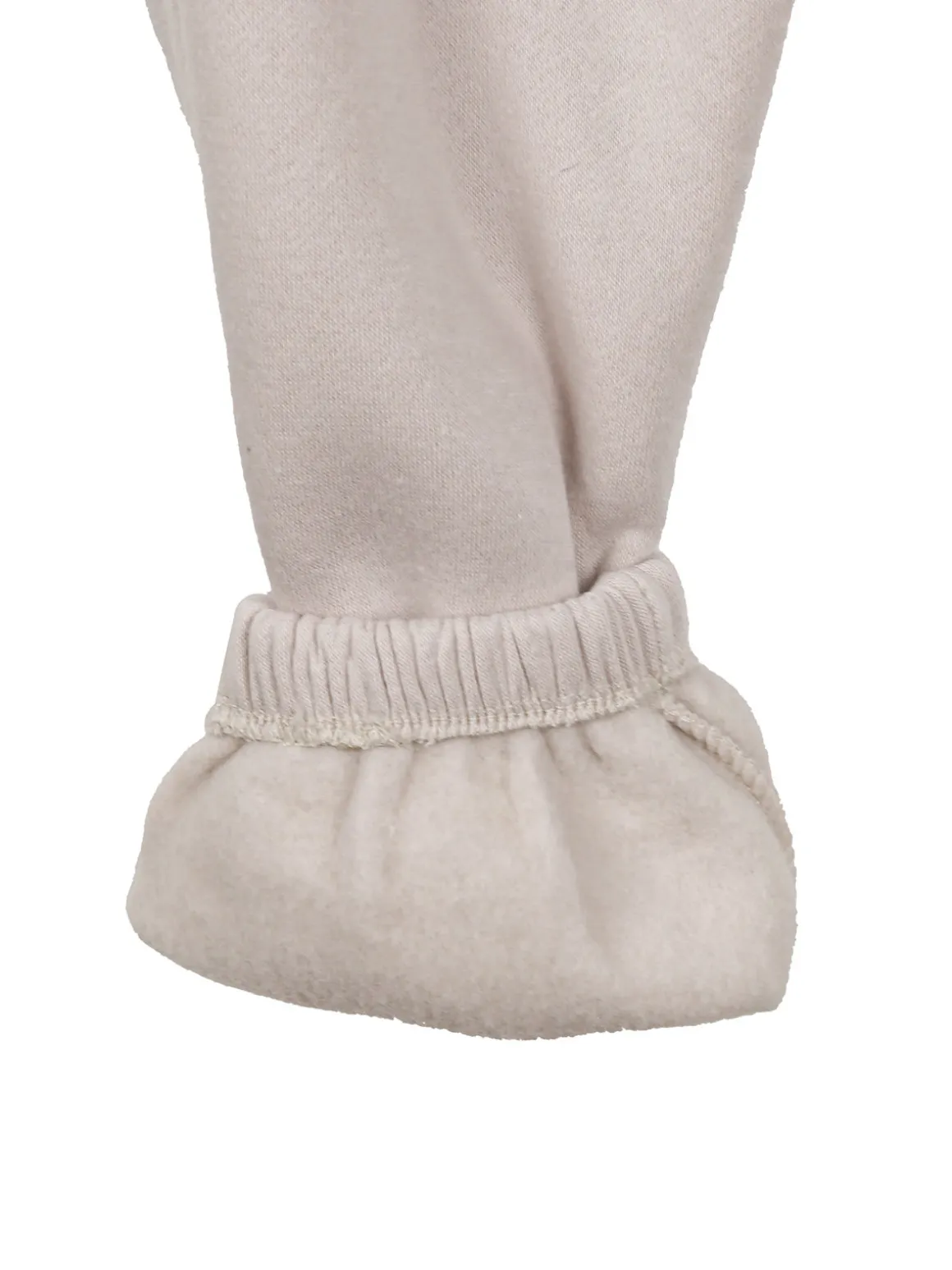 Yes! Do Kid'S Completo tuta da bambina felpata 2 pezzi con pantaloni cargo - beige
