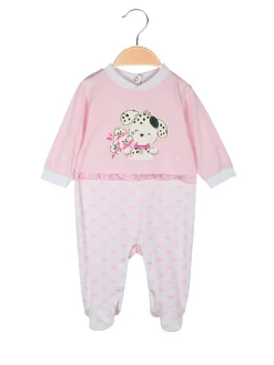 Yes! Do Kid'S Tutina da neonata in cotone con bavaglia in coordinato