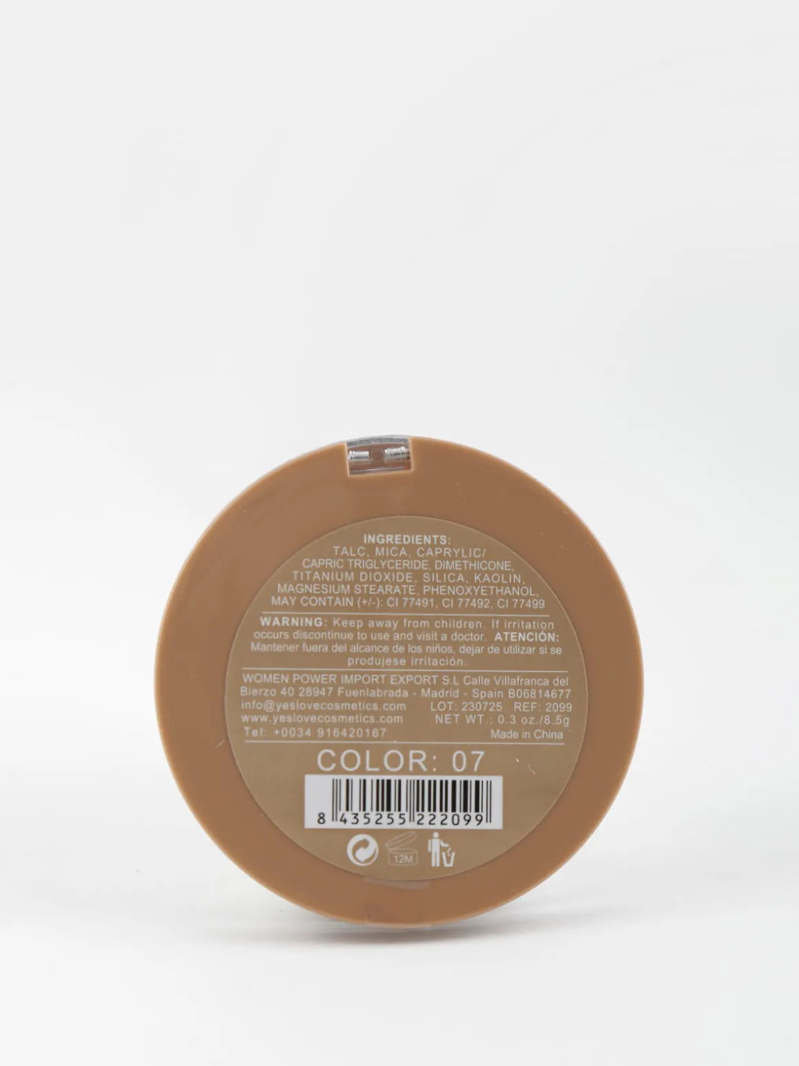 Yes Love Cosmetics Cipria illuminante in polvere