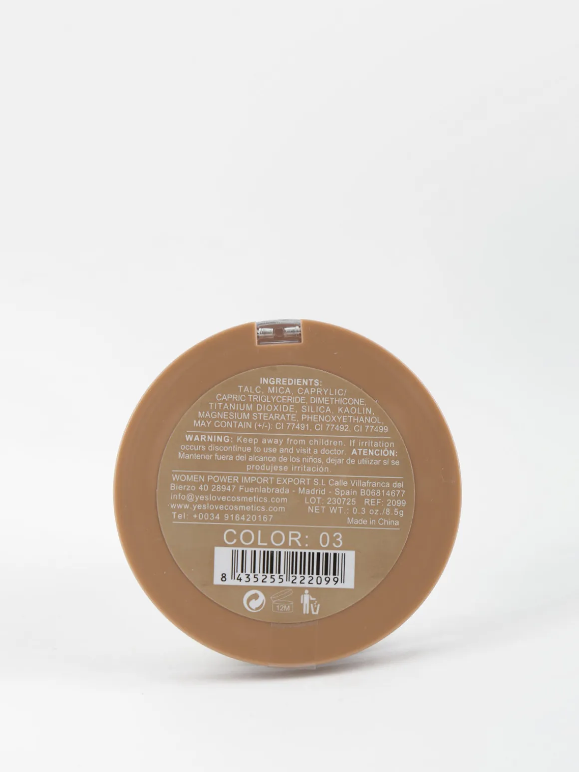 Yes Love Cosmetics Cipria illuminante in polvere