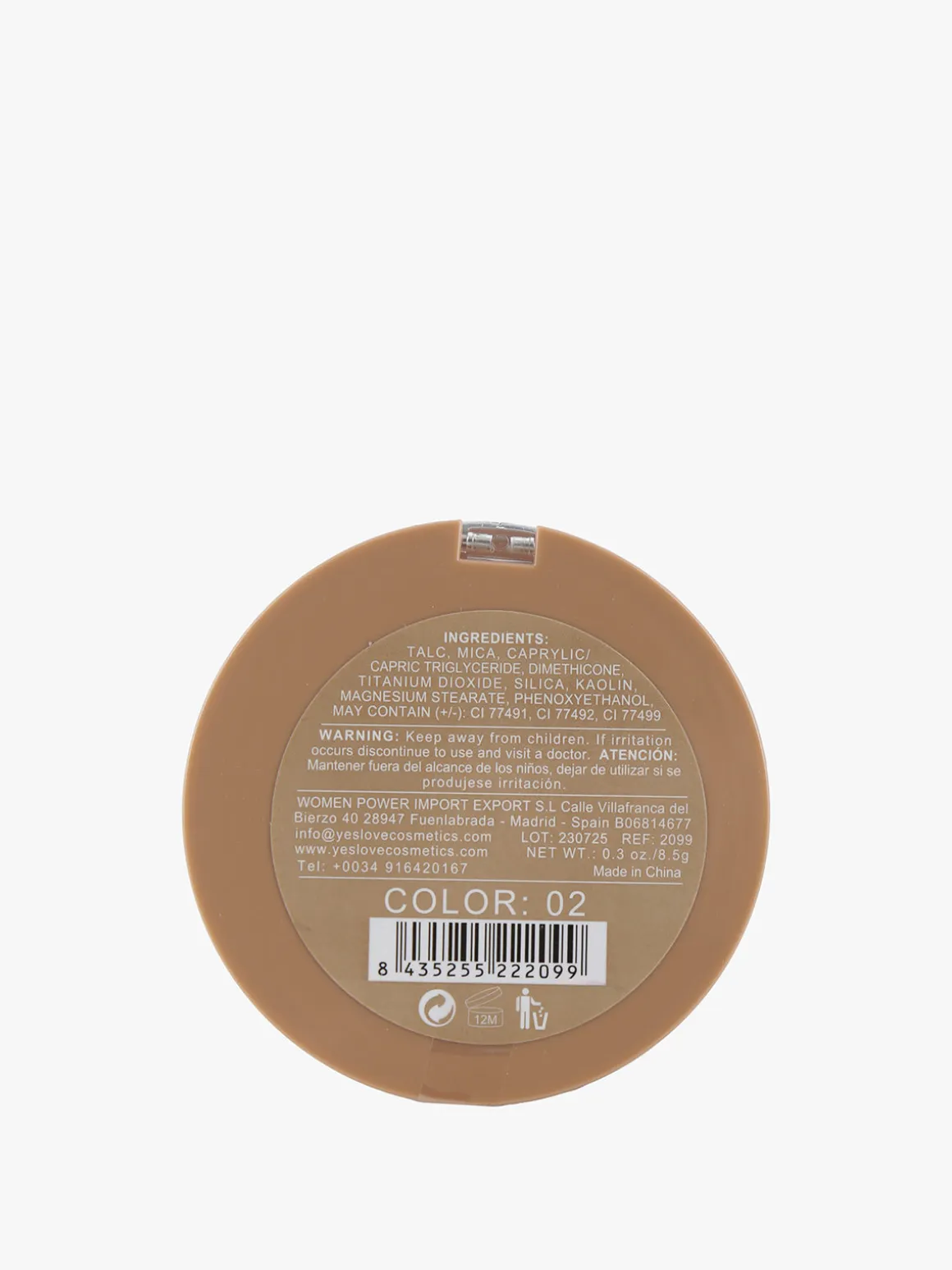 Yes Love Cosmetics Cipria illuminante in polvere
