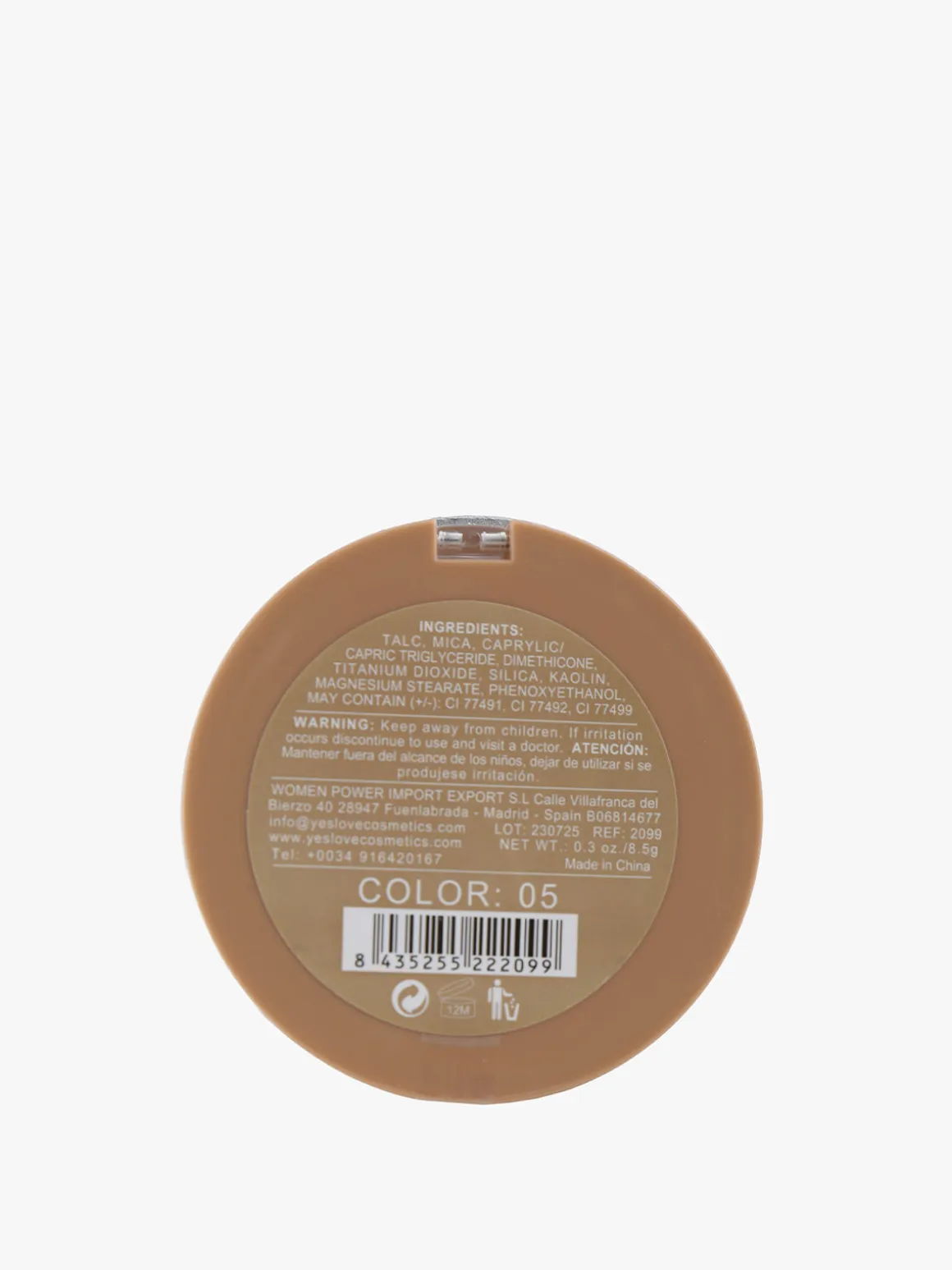 Yes Love Cosmetics Cipria illuminante in polvere